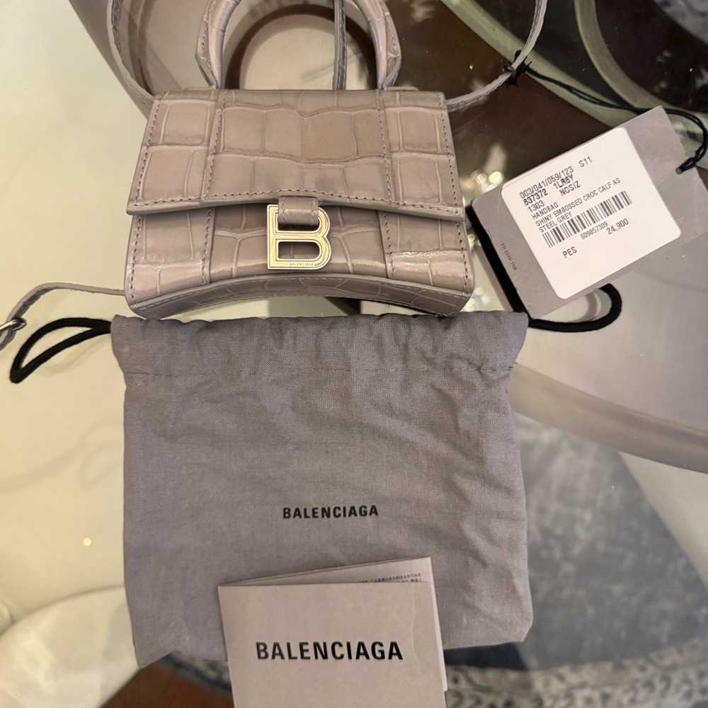 Balenciaga Mini hourglass purse- Excellent condition.